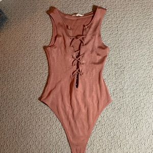 Tularosa Lace Up Bodysuit